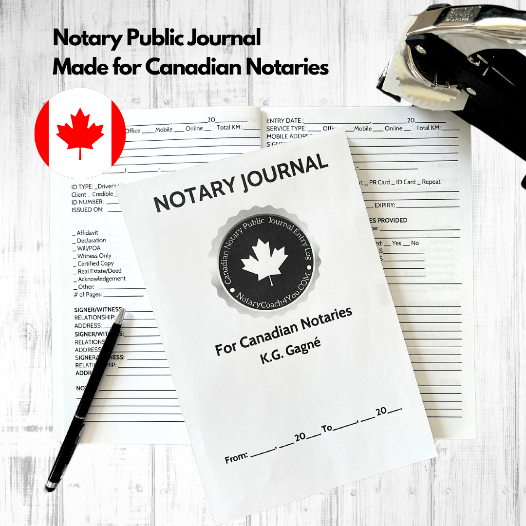 The Vital Role of Maintaining a Notary Journal in Canada